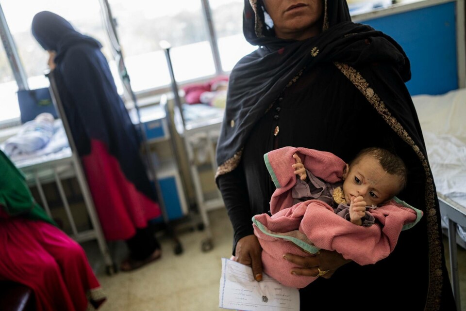 Afghanistans spädbarn går en svår framtid till mötes, enligt en studie om klimatförändringarnas konsekvenser. Arkivbild. Foto: Bernat Armangue/AP/TT Afghanistans spädbarn går en svår framtid till mötes, enligt en studie om klimatförändringarnas konsekvenser. Arkivbild. Foto: Bernat Armangue/AP/TT