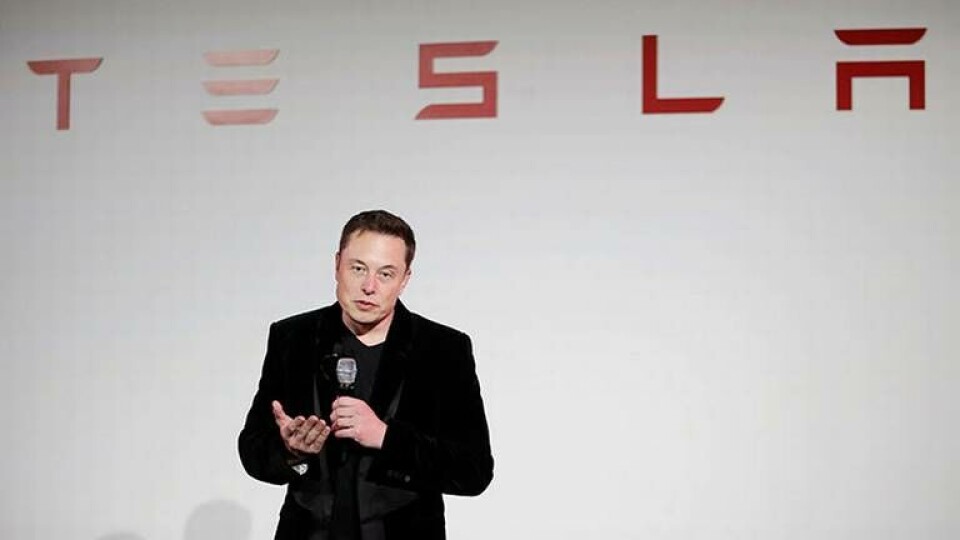 Teslas vd Elon Musk. Foto: TT Teslas vd Elon Musk. Foto: TT