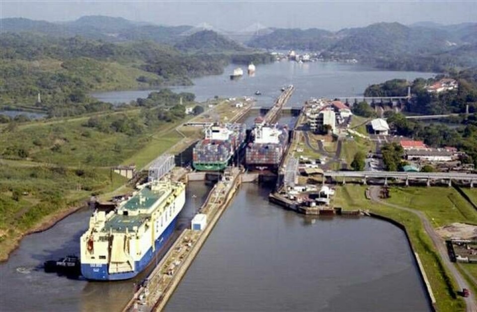 Befintliga slussar mot Stilla havet. Foto: Panama Canal Authority