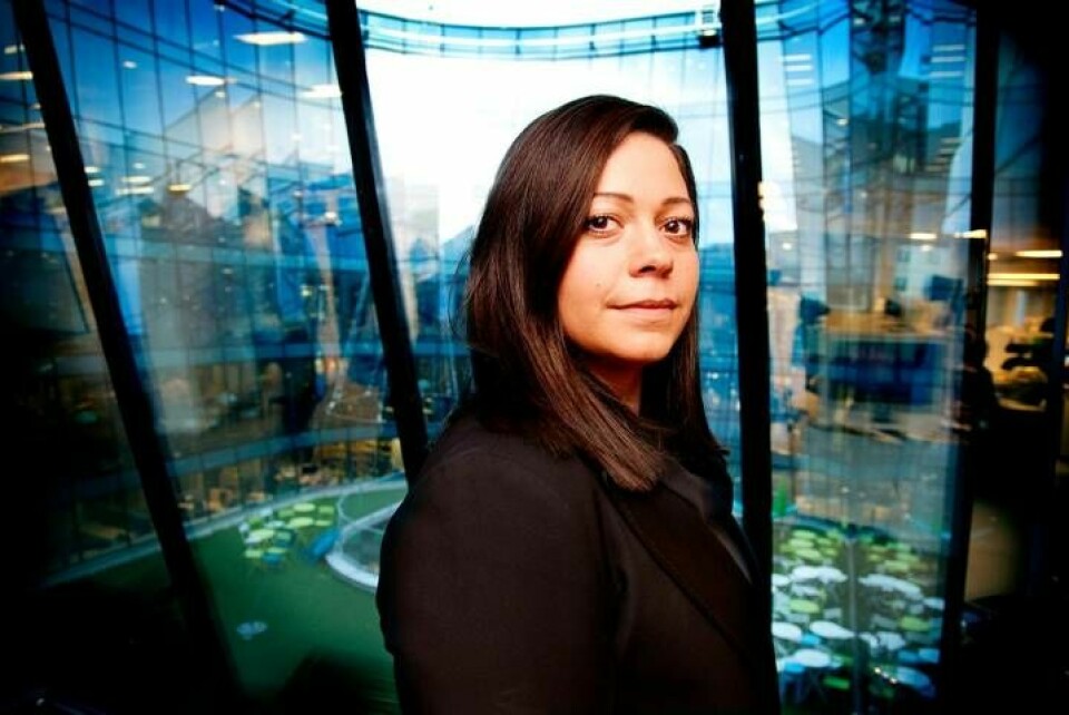 Digitaliseringsexpert Claudia Olsson är knuten till Singularity University i USA och utsedd till ”young global leader” av World Economic Forum. Hon är vd för Exponential. Foto: Jörgen Appelgren