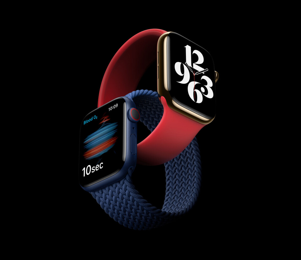 Apple Watch Series 6 ska kunna mäta syresättningen i blodet. Foto: Apple Apple Watch Series 6 ska kunna mäta syresättningen i blodet. Foto: Apple