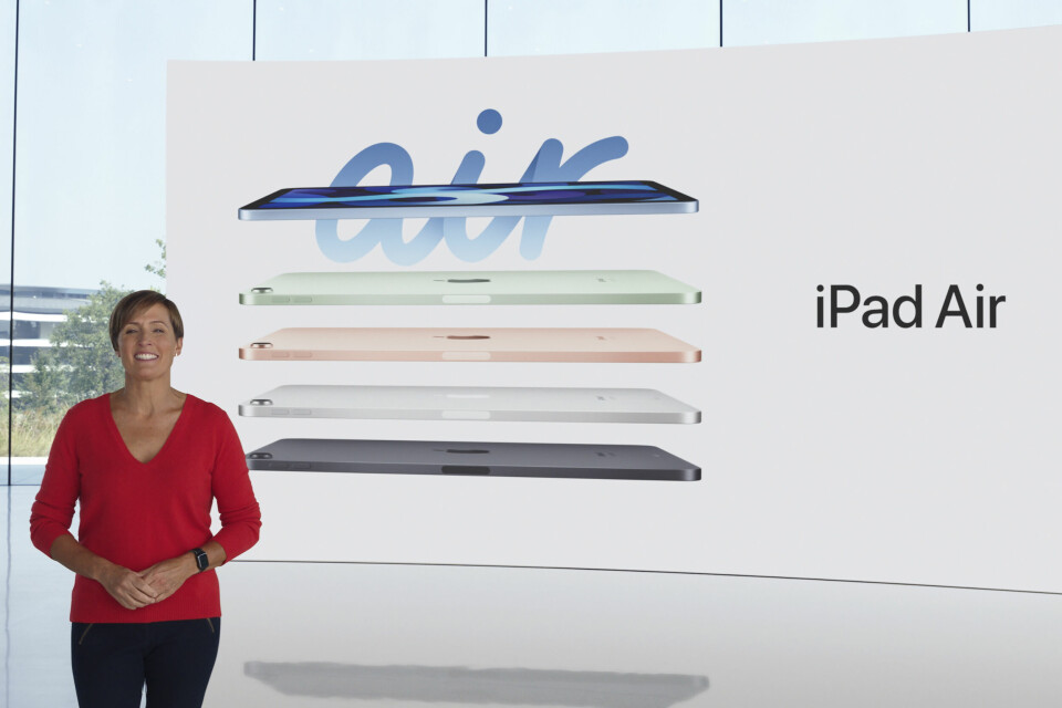 Nya modeller av Ipad Air presenterades. Foto: Apple