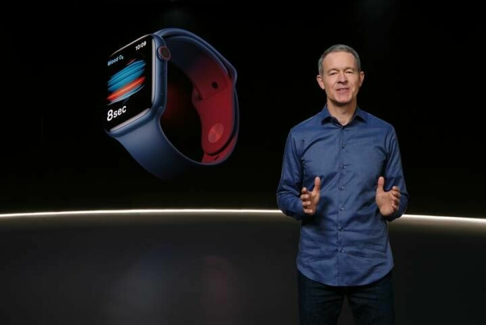 Apple presenterade två nya klockor: Apple Watch 6 och Apple Watch SE. Foto: Apple