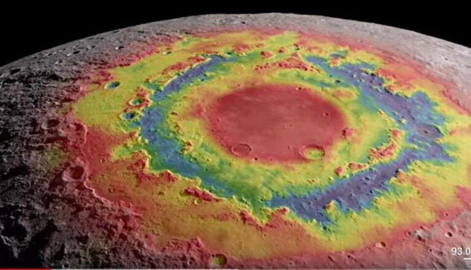 Foto: Skärmavbild från Nasas video. Foto: Skärmavbild från Nasas video.