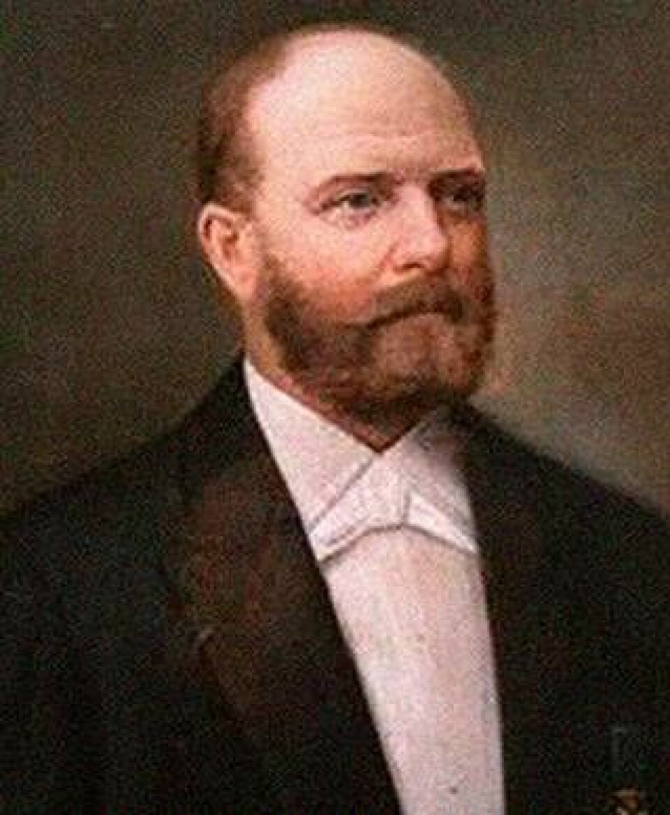 Den tyske kemisten Wilhelm Becker grundade 1865 färgbolaget Beckers.
Foto: Centrum för näringslivshistoria