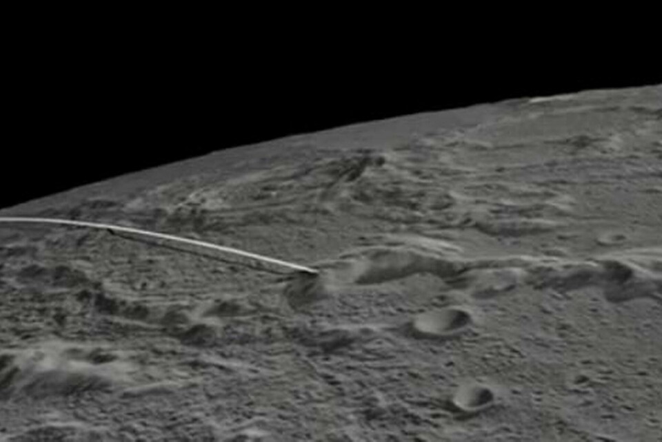 Så tänker sig Nasa att Ebb och Flod slår ner på månen med 20 sekunders intervall. Foto: Nasa