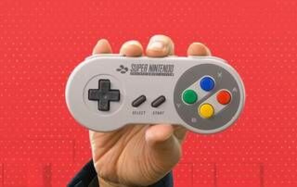 En trådlös Super Nintendo-kontroll lanseras samtidigt. Foto: Nintendo
