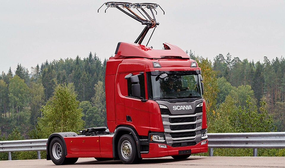 Ellastbilen Scania R 450. Foto: Dan Boman/Scania/TT Ellastbilen Scania R 450. Foto: Dan Boman/Scania/TT