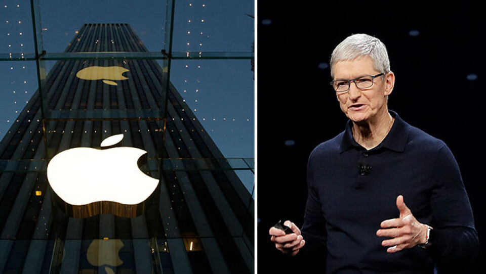 Apples vd Tim Cook. Foto: TT Apples vd Tim Cook. Foto: TT