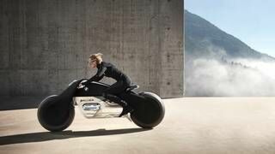 BMW har tagit fram ett koncept för framtidens tvåhjuliga fordon. Foto: BMW