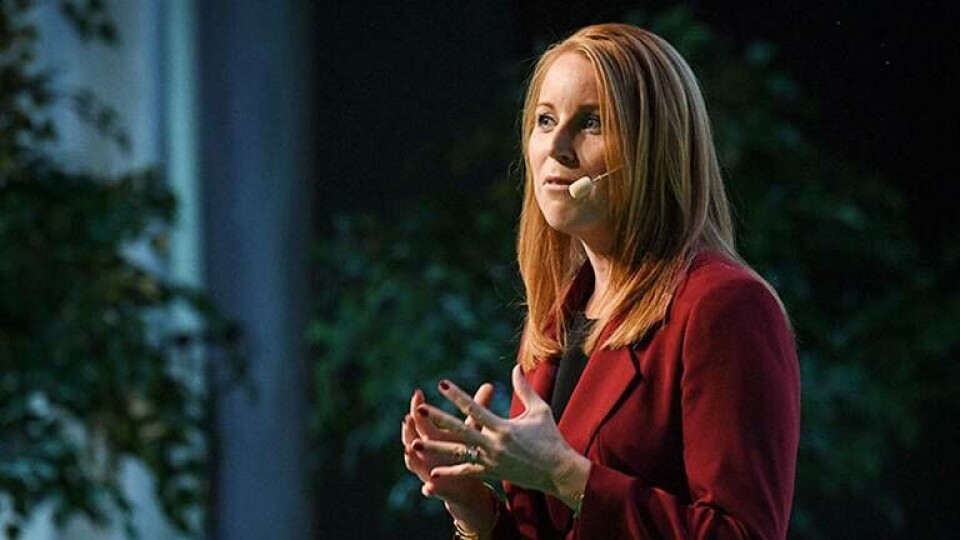 Centerledaren Annie Lööf. Foto: TT Centerledaren Annie Lööf. Foto: TT