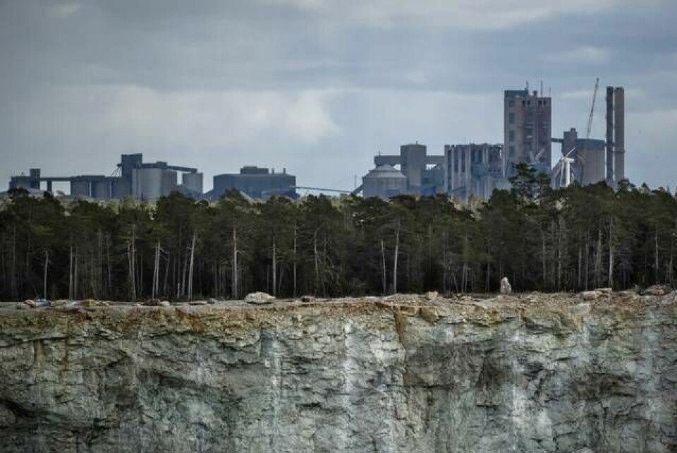 Om Cementa inte får fortsätta att bryta kalksten på Gotland kommer upp till 400 000 personer att varslas och Sverige står inför en kris som är värre än den på 90-talet. Det säger branschföreträdare, som i veckan kommer att ha möte på högsta politiska nivå. Foto: Pontus Orre