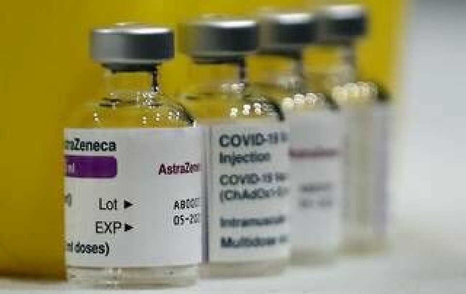 Astra Zenecas vaccin mot covid-19. Arkivbild. Foto: Frank Augstein/AP/TT
