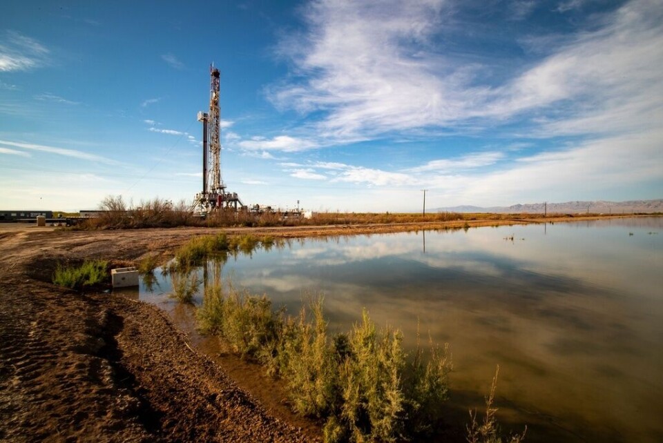 Controlled Thermal Resources geotermiska energi- och litiumanläggning i Imperial Valley i Kalifornien. Bild från 9 november 2021. Foto: Gina Ferazzi/Los Angeles Times/Shutterstock Controlled Thermal Resources geotermiska energi- och litiumanläggning i Imperial Valley i Kalifornien. Bild från 9 november 2021. Foto: Gina Ferazzi/Los Angeles Times/Shutterstock