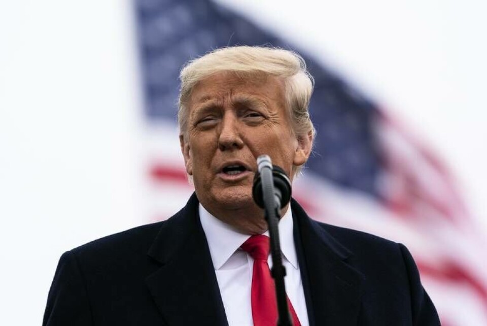 USA:s president har stängts av från ännu en sajt. Den här gången är det hans kanal på Youtube. Arkivbild. Foto: Alex Brandon/AP/TT USA:s president har stängts av från ännu en sajt. Den här gången är det hans kanal på Youtube. Arkivbild. Foto: Alex Brandon/AP/TT