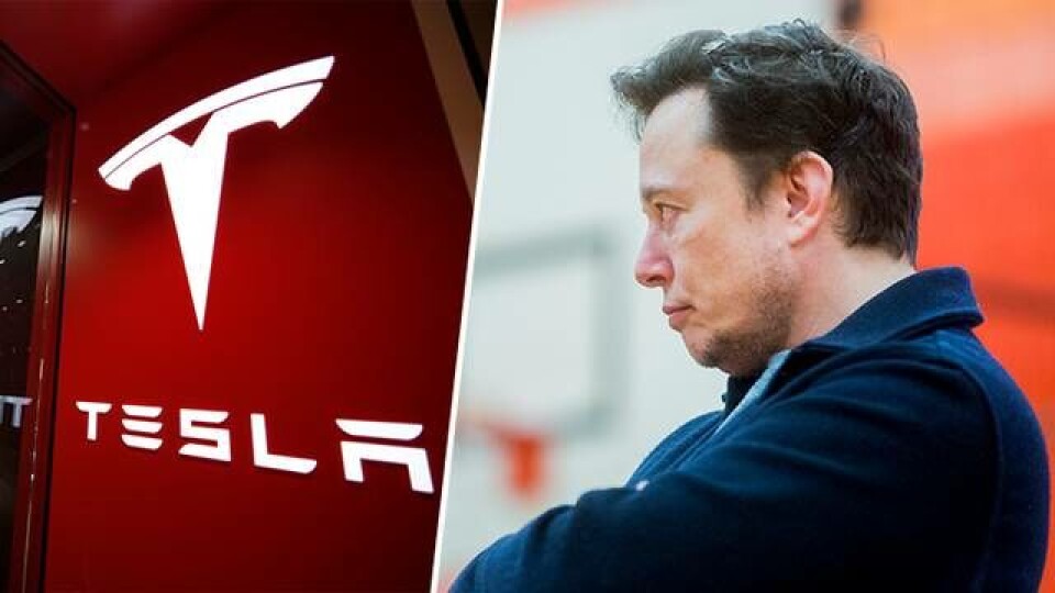 Teslas vd Elon Musk. Foto: TT Teslas vd Elon Musk. Foto: TT
