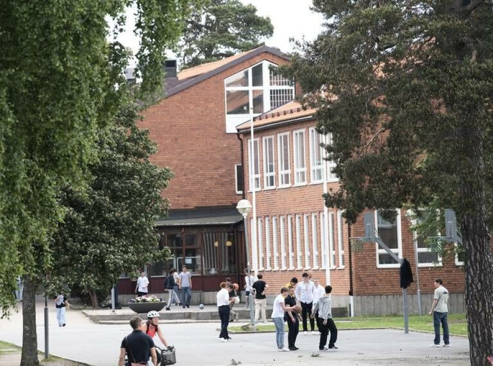 Kommunala grund- och gymnasieskolor i Stockholm ska ingå i en pilotstudie om gurgeltester. Arkivbild. Foto: Fredrik Sandberg/TT Kommunala grund- och gymnasieskolor i Stockholm ska ingå i en pilotstudie om gurgeltester. Arkivbild. Foto: Fredrik Sandberg/TT
