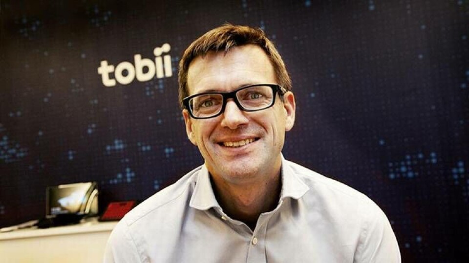 Tobii riktar blicken mot vr – men i framtiden kan även bilar vara område som är intressant för det svenska förtaget, berättar Oscar Werner, chef för Tobii Tech. Foto: Jörgen Appelgren Tobii riktar blicken mot vr – men i framtiden kan även bilar vara område som är intressant för det svenska förtaget, berättar Oscar Werner, chef för Tobii Tech. Foto: Jörgen Appelgren