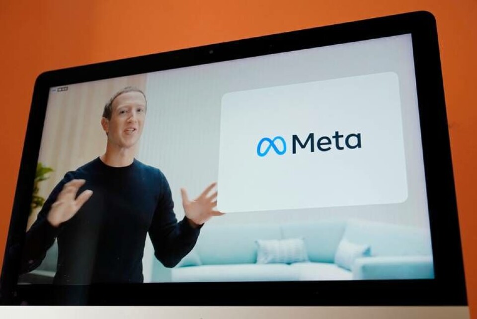 Facebook Inc blir Meta. Foto: Eric Risberg/AP/TT Facebook Inc blir Meta. Foto: Eric Risberg/AP/TT