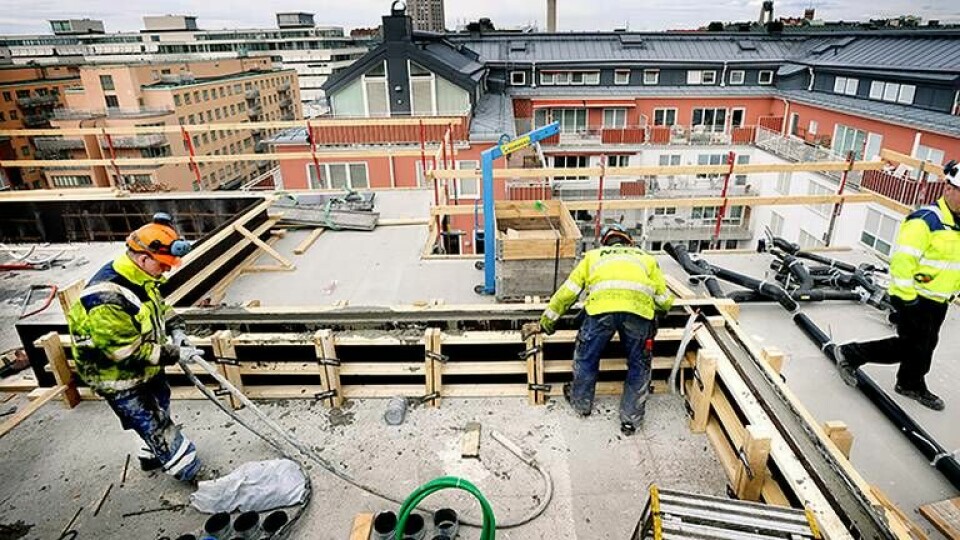 Bostadsbyggande i centrala Stockholm (bilden har inget sammanhang med artikeln). Foto: Tomas Oneborg / SvD / TT