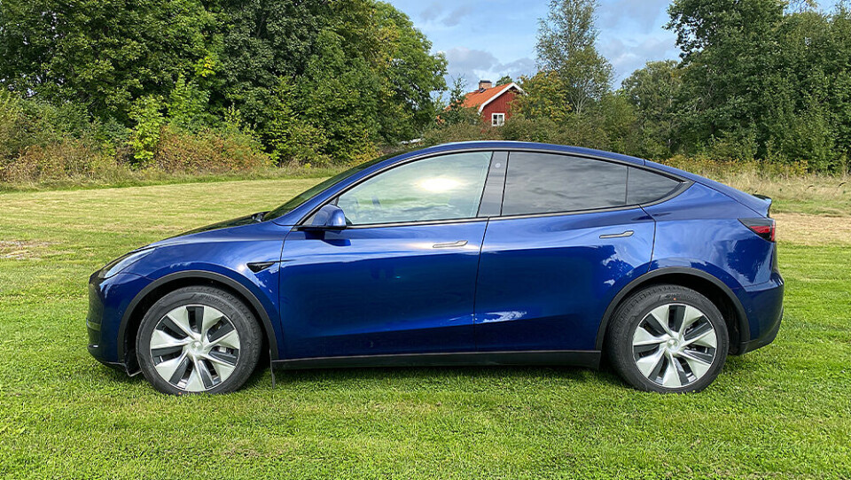 Tesla Model Y. Foto: Felix Björklund Tesla Model Y. Foto: Felix Björklund