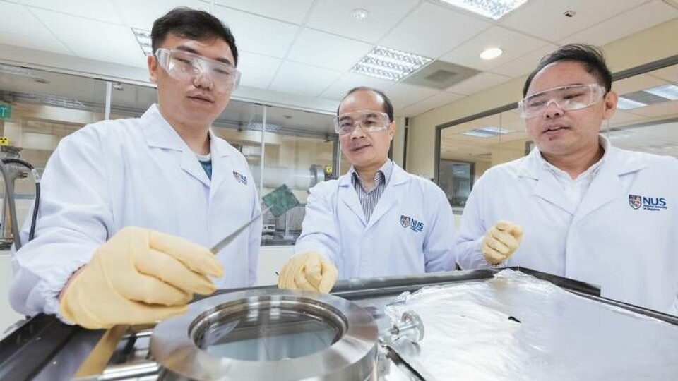 Foto: National University of Singapore, NUS. Foto: National University of Singapore, NUS.