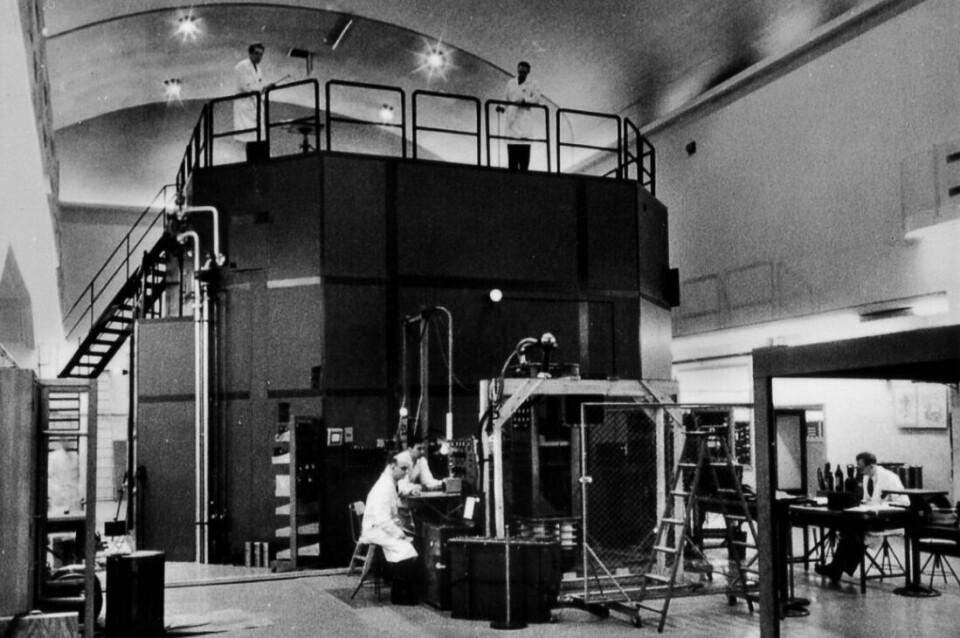 Den första svenska experimentreaktorn R1 byggdes 25 meter ner under Kungliga Tekniska högskolan i Stockholm. Foto: TEKNISKA MUSEET Den första svenska experimentreaktorn R1 byggdes 25 meter ner under Kungliga Tekniska högskolan i Stockholm. Foto: TEKNISKA MUSEET