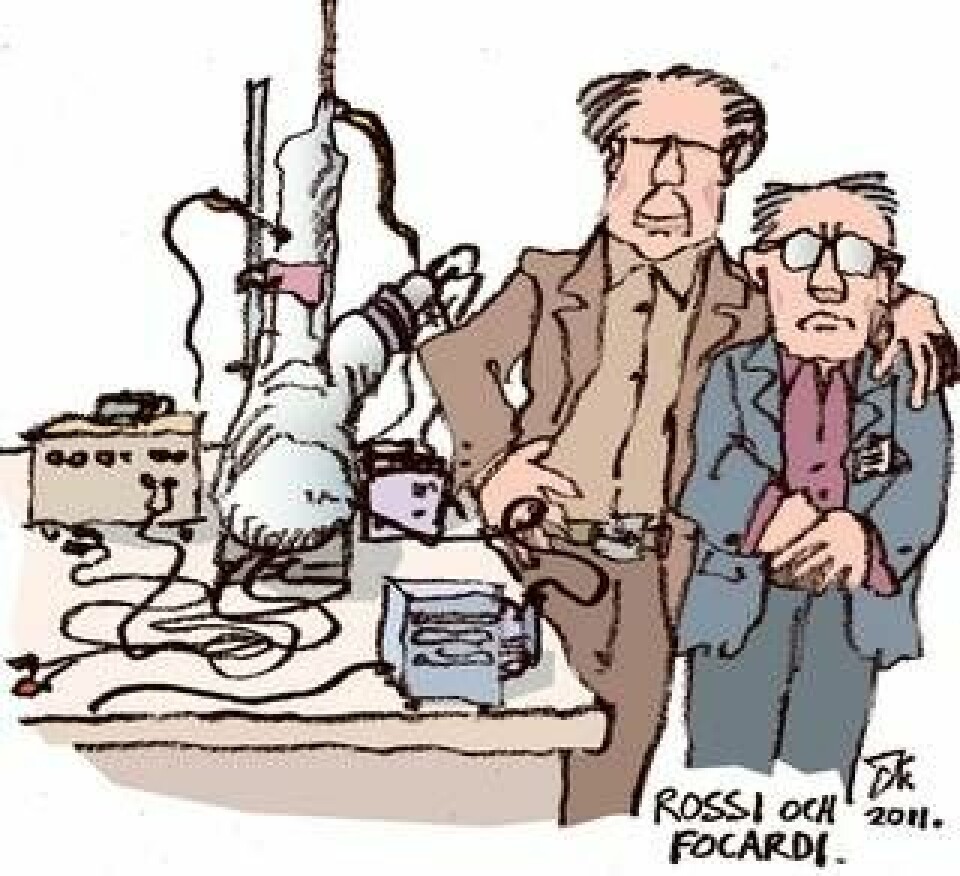 Italienarna Rossi och Focardi från Bologna gör anspråk på att ha funnit en billig och effektiv metod för en ny typ av kall fusion. Den vetenskapliga världen ställer sig dock minst sagt skeptisk.