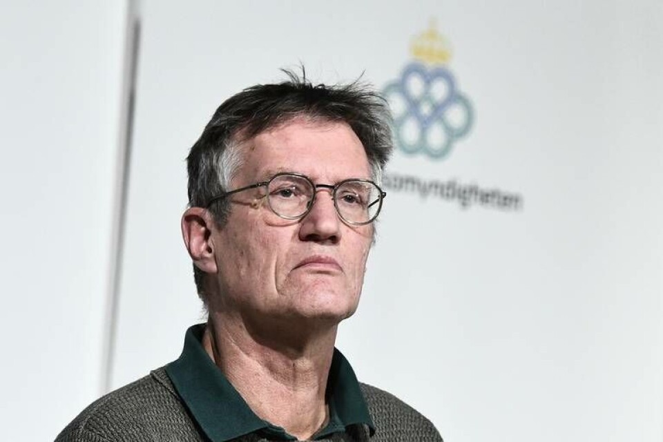 Anders Tegnell, statsepidemiolog vid Folkhälsomyndigheten. Arkivbild. Foto: Claudio Bresciani/TT Anders Tegnell, statsepidemiolog vid Folkhälsomyndigheten. Arkivbild. Foto: Claudio Bresciani/TT