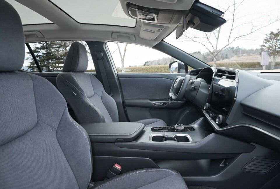 Insidan av en Lexus RZ450e. Foto: Lexus Insidan av en Lexus RZ450e. Foto: Lexus