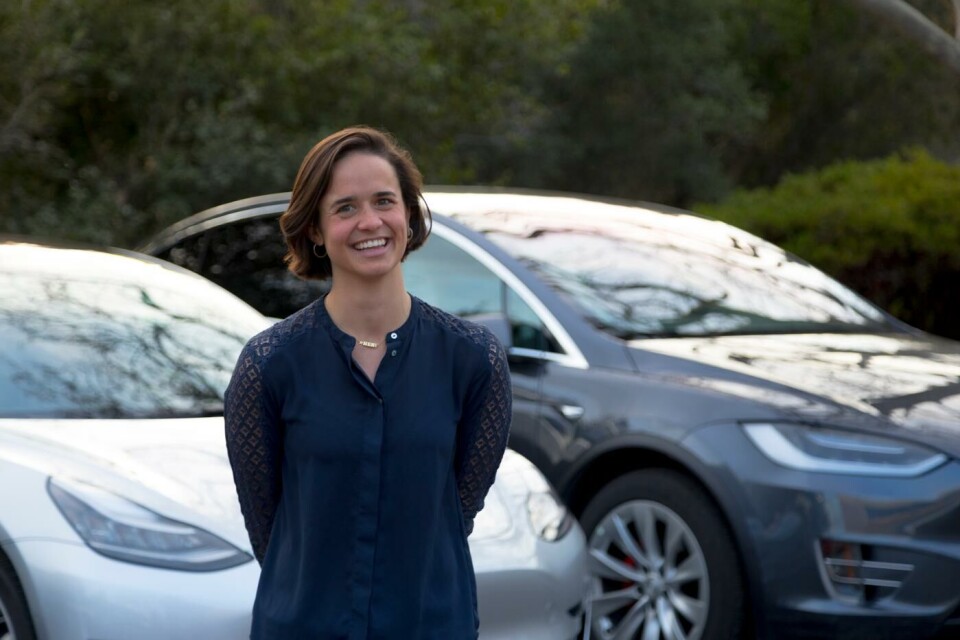 Izabelle Back har arbetat med både Model 3 och Model x. Foto: Tesla Izabelle Back har arbetat med både Model 3 och Model x. Foto: Tesla