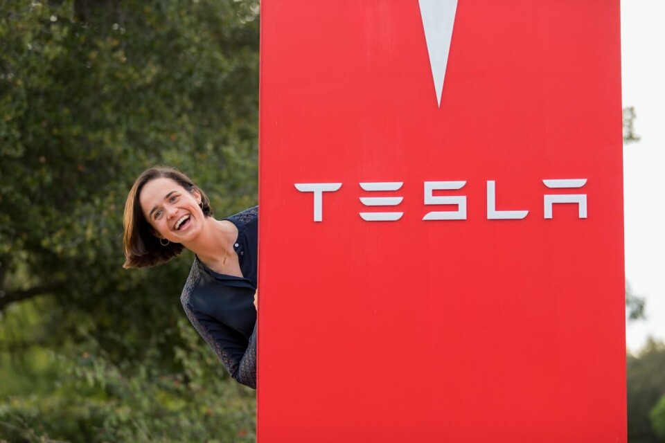 Izabelle Back började som praktikant på Tesla. Foto: Tesla Izabelle Back började som praktikant på Tesla. Foto: Tesla