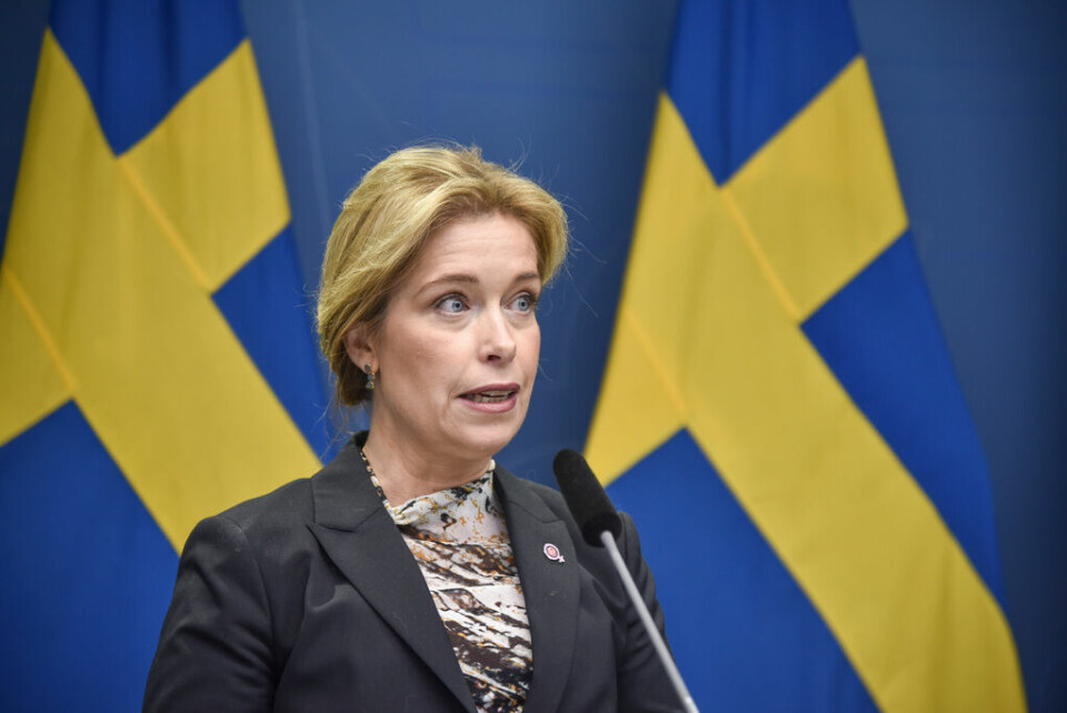 Klimat- och miljöminister Annika Strandhäll (S).Arkivbild. Foto: Lars Schröder/TT