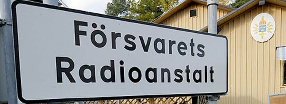 Försvarets Radioanstalt på Lovön utanför Stockholm. Foto: Scanpix Försvarets Radioanstalt på Lovön utanför Stockholm. Foto: Scanpix