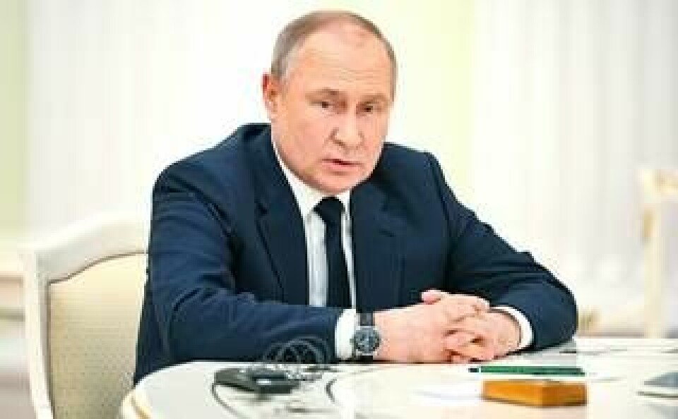 Rysslands president Vladimir Putin. Foto: Mikhael Klimentyev/Kremlin Pool