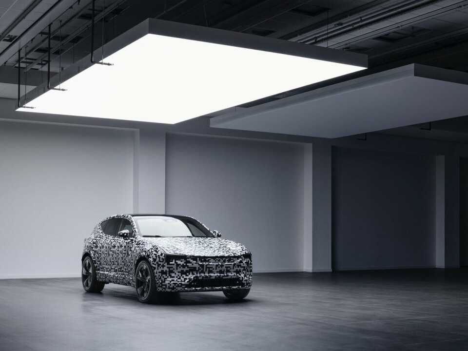 Första bilden på Polestar 3. Foto: Polestar Första bilden på Polestar 3. Foto: Polestar