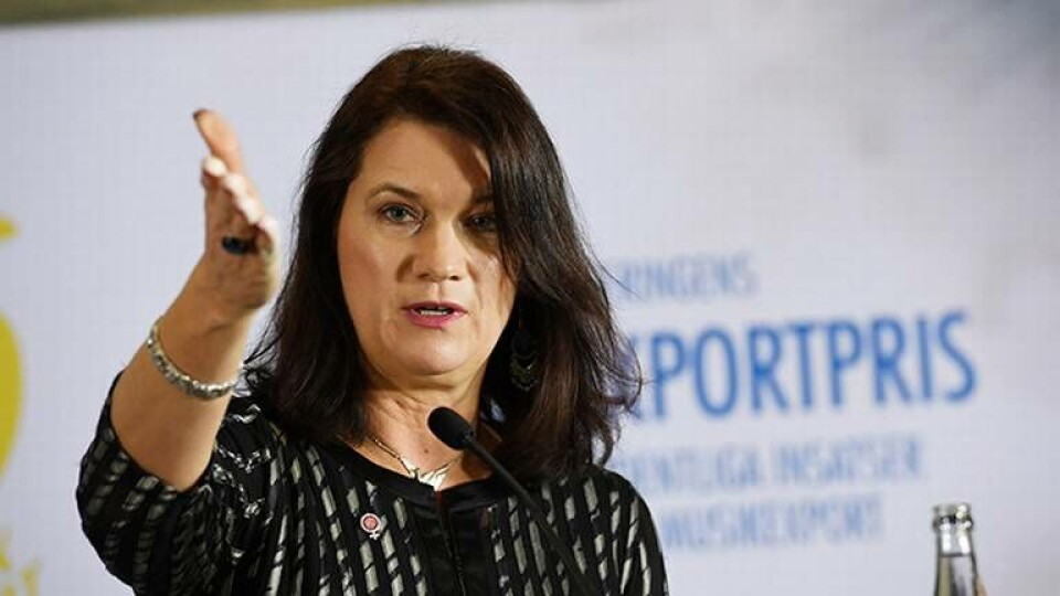 EU-minister Ann Linde (S). Foto: TT EU-minister Ann Linde (S). Foto: TT