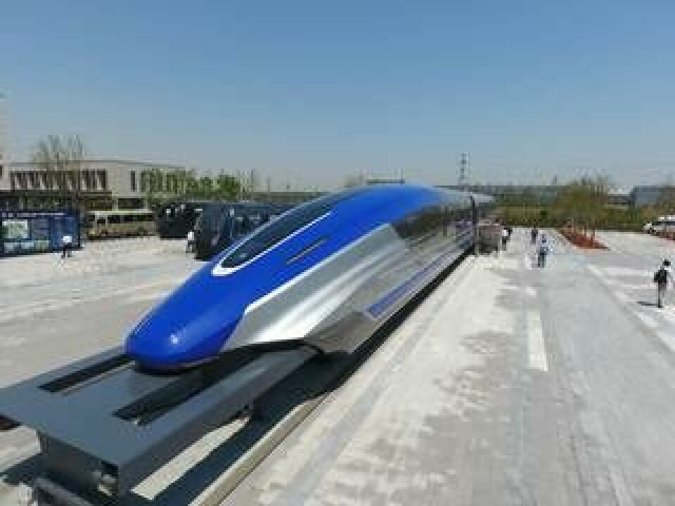 Kinas nya snabbtåg utvecklat av CRRC Qingdao Sifang Co Ltd. Foto: Imaginechina