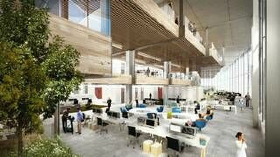 Byggnaden i London ska inrymma 7 000 Google-anställda. Foto: Bjarke Ingels Group and Heatherwick