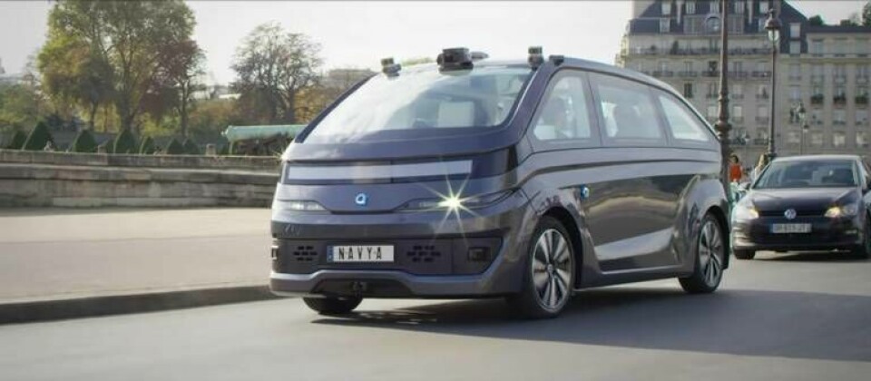 Navya Technologies vill utmana bilindustrin och teknikjättarna inom autonom körning Foto: Navya Technologies
