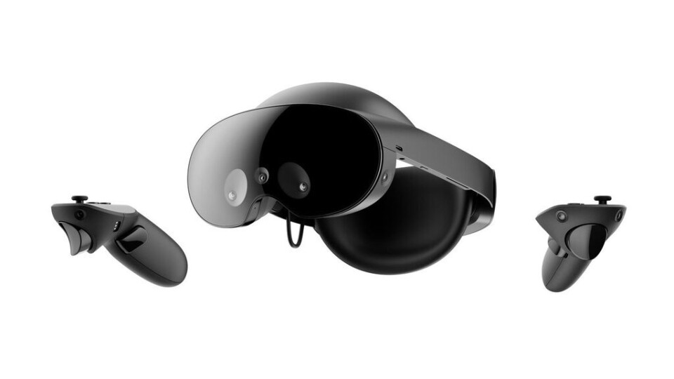 Med vr-setet kommer också ett par kontroller. Pressbild. Foto: Meta Med vr-setet kommer också ett par kontroller. Pressbild. Foto: Meta