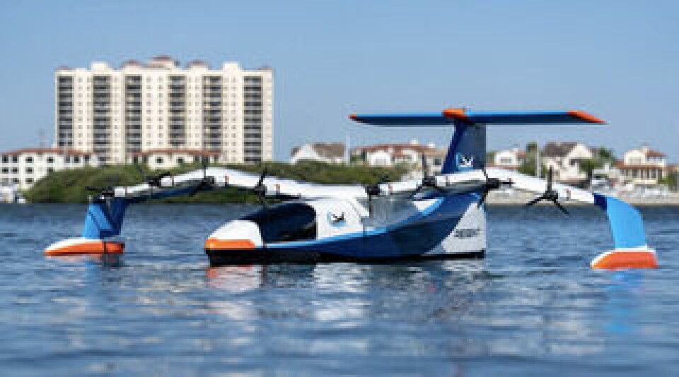 Eldrivna prototypen Seaglider genomförde sin första serie testflygningar utanför Rhode Island. Foto: Regent