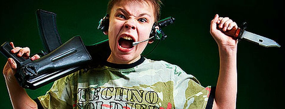 Aggressiva personer spelar i högre utsträckning brutala spel. Foto: Colourbox Aggressiva personer spelar i högre utsträckning brutala spel. Foto: Colourbox
