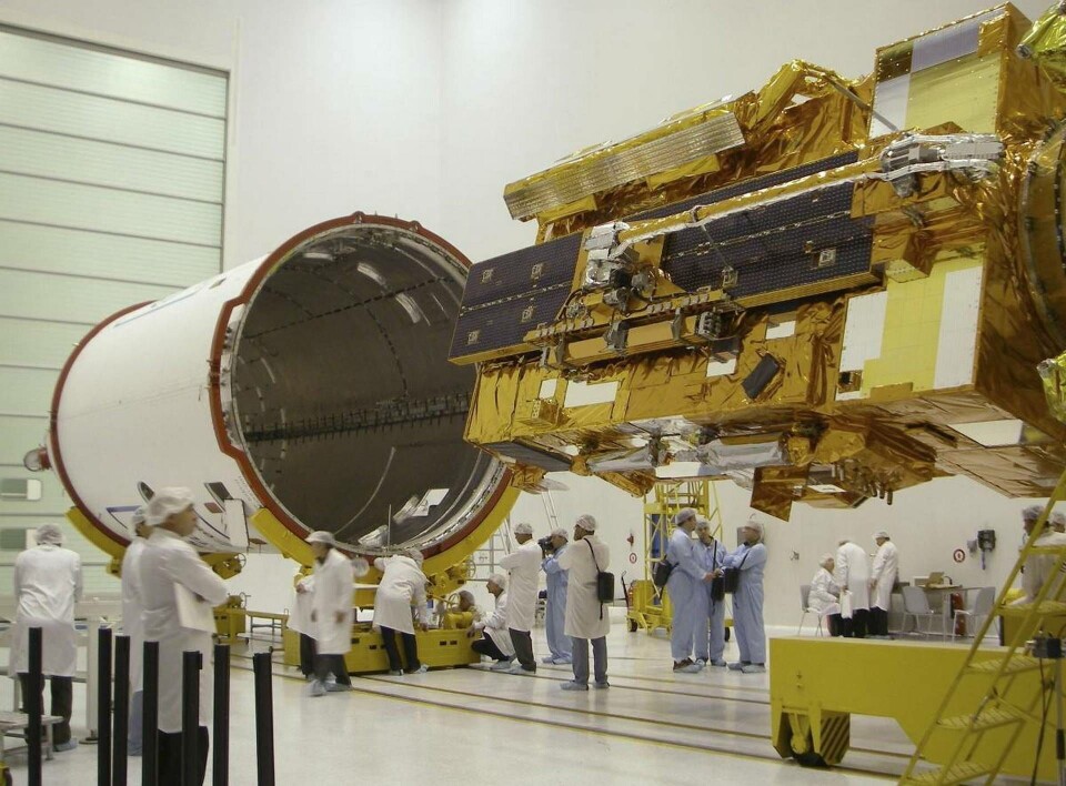 Två av första generationens Metop-satelliter har skickats upp så här långt. Foto: TT Två av första generationens Metop-satelliter har skickats upp så här långt. Foto: TT