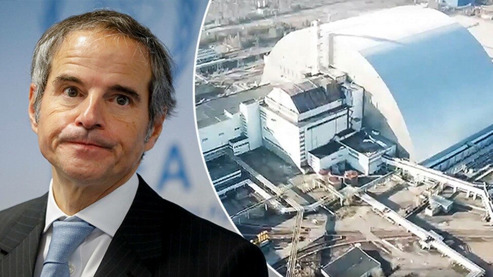 Rafael Mariano Grossi, generaldirektör för IAEA, betonar på en pressträff vikten av att Ukrainas kärnkraftverk inte störs av striderna. Foto: Lisa Leutner/AP/TT Rafael Mariano Grossi, generaldirektör för IAEA, betonar på en pressträff vikten av att Ukrainas kärnkraftverk inte störs av striderna. Foto: Lisa Leutner/AP/TT