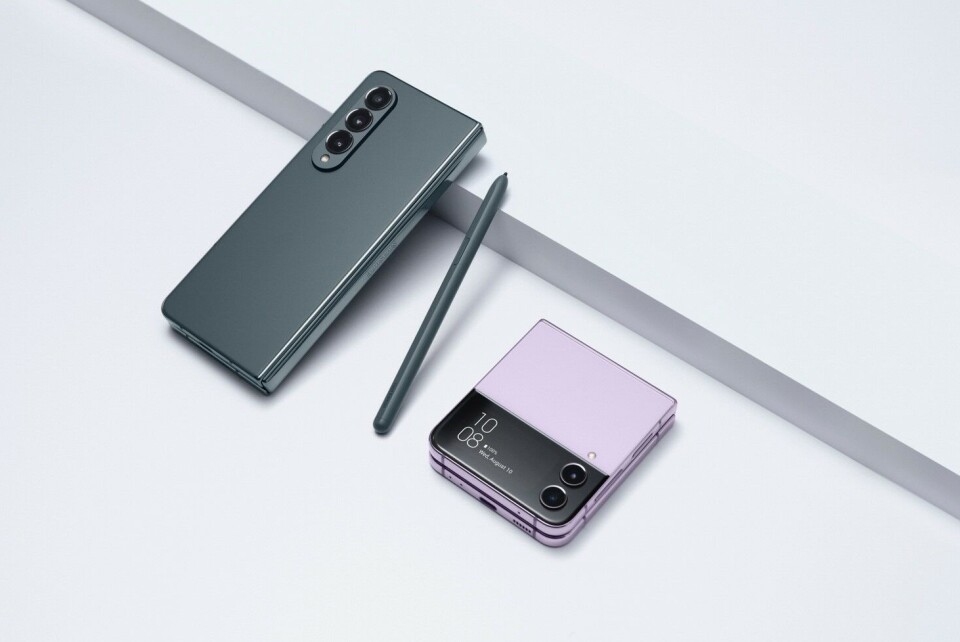 Galaxy Z Fold 4 och Galaxy Z Flip 4, pinfärska mobiler från Samsung. Foto: Press Galaxy Z Fold 4 och Galaxy Z Flip 4, pinfärska mobiler från Samsung. Foto: Press