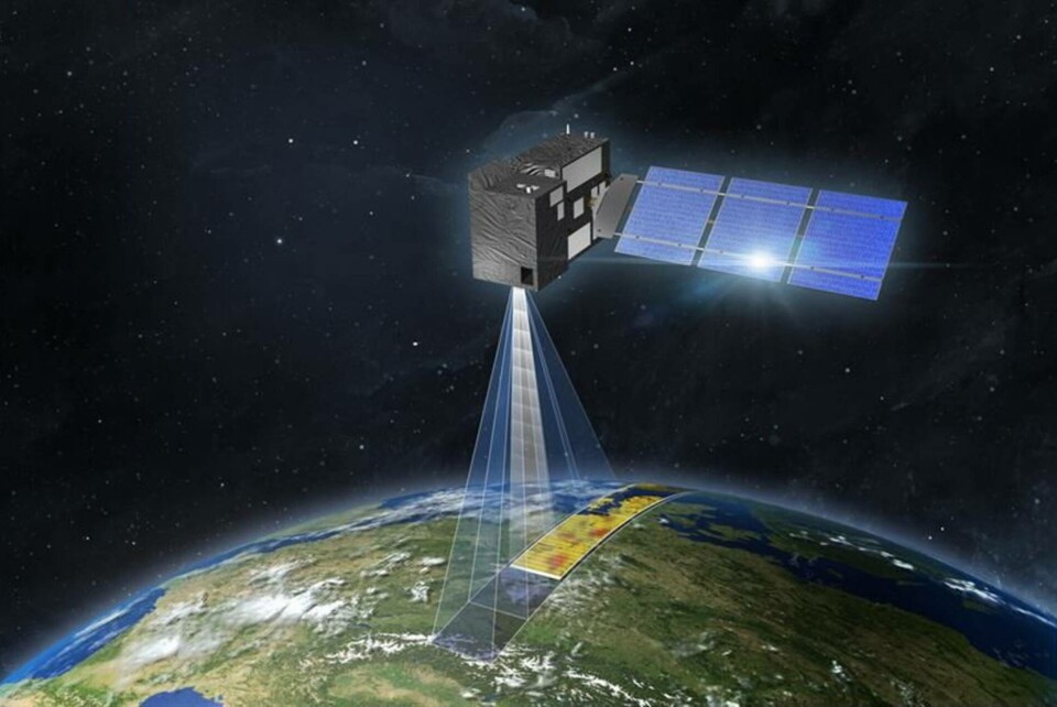 En forskargrupp i Lund har tagit fram en modell som kan beräkna enskilda länders koldioxidutsläpp genom satellitmätningar från rymden. Foto: OHB En forskargrupp i Lund har tagit fram en modell som kan beräkna enskilda länders koldioxidutsläpp genom satellitmätningar från rymden. Foto: OHB