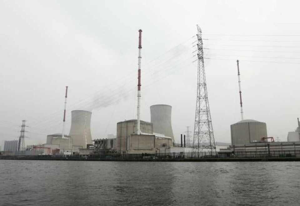 Kärnkraftverket i Tihange i Belgien. Arkivfoto. Foto: Yves Logghe/AP/TT