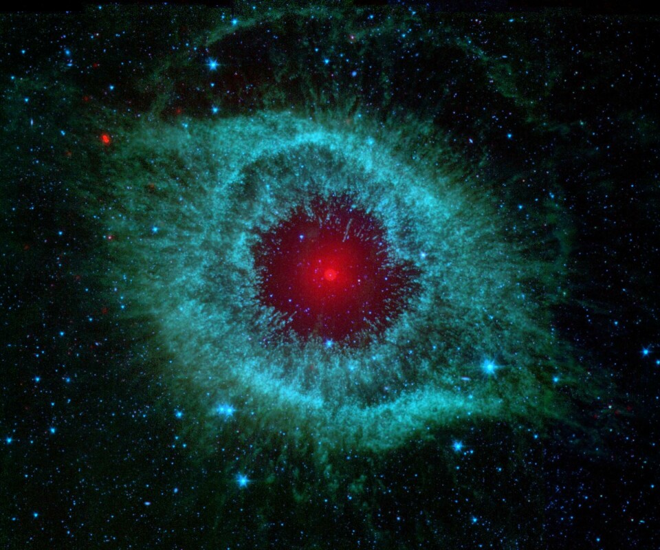 'Detta är en helt ny metod för att söka efter liv i rymden', skriver forskarna i rapporten. Foto: Spitzer Space Telescope/TT