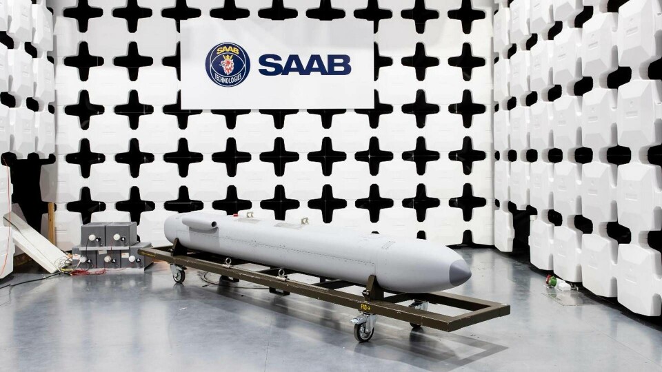 Saabs Electronic Attack Jammer Pod. Foto: Saab Saabs Electronic Attack Jammer Pod. Foto: Saab
